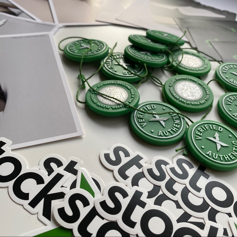 Authentic UNCUT StockX Tag, Sticker, Card - Picture 3 of 7